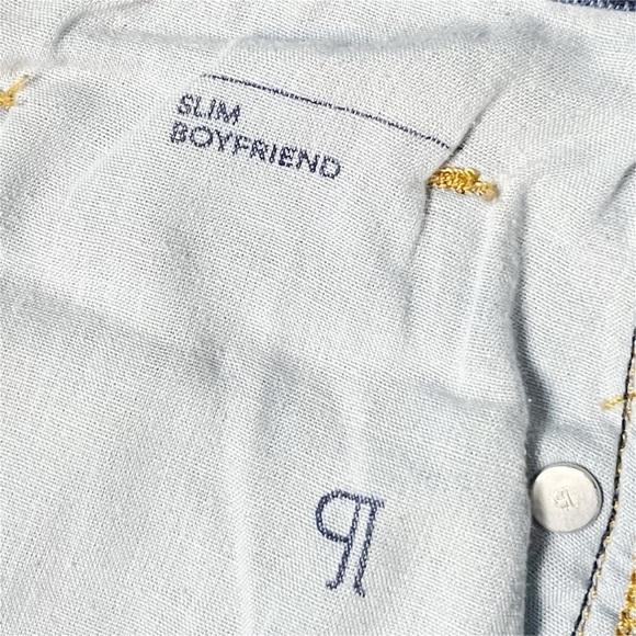 Anthropologie‎ Pilcro Slim Boyfriend Jeans 28 6 mid rise stretch relaxed blue - Picture 8 of 12